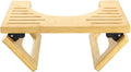 Bamboo Toilet Stool 7 in Foldable Squat Potty Stool - Space Saving