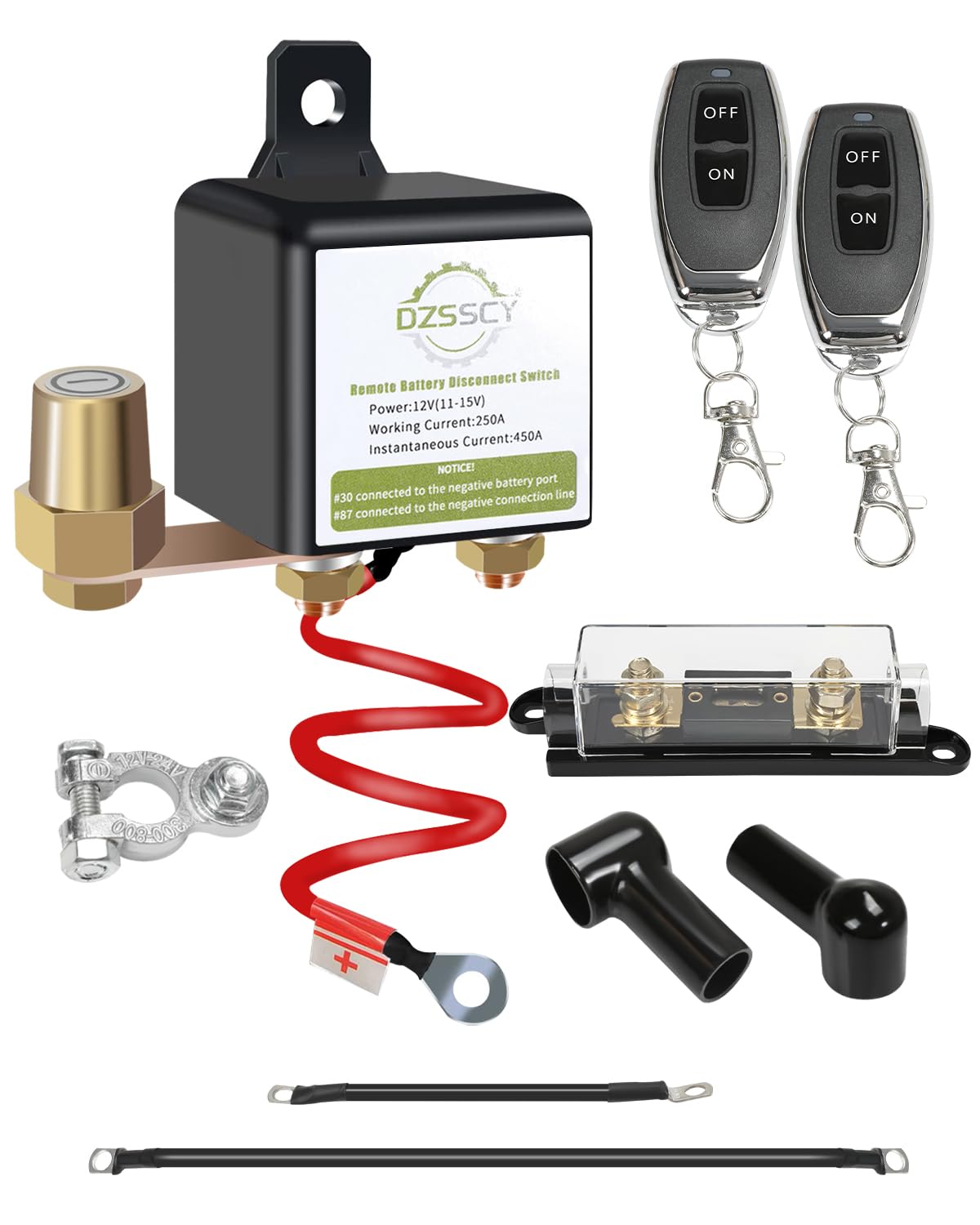 Remote Battery Disconnect Switch - Prevent Drain & Theft