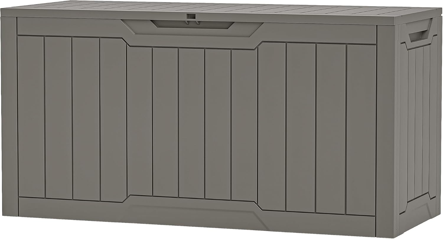 YITAHOME 80 Gallon Resin Deck Box for Outdoor Storage Needs