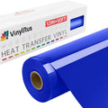 Heat Transfer Vinyl 12 x 50ft Royal Blue HTV Roll - Easy to Cut & Weed