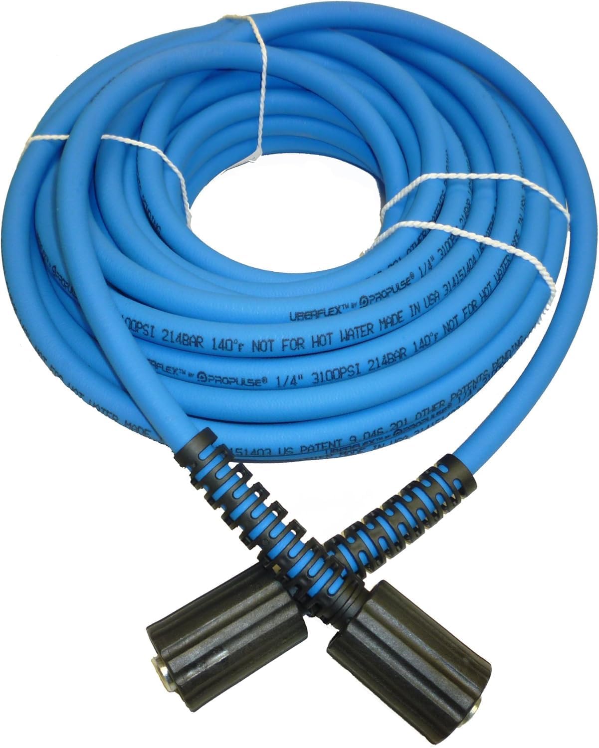 UBERFLEX Kink Resistant Pressure Washer Hose 50 Feet 3,100 PSI