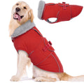 Lelepet Warm Dog Coat XL - Reflective Waterproof Fleece Vest
