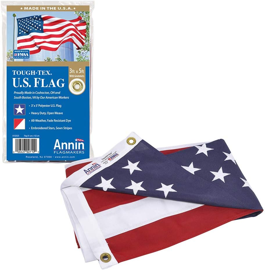 Tough-Tex American Flag by Annin Flagmakers - 3 x 5 Feet