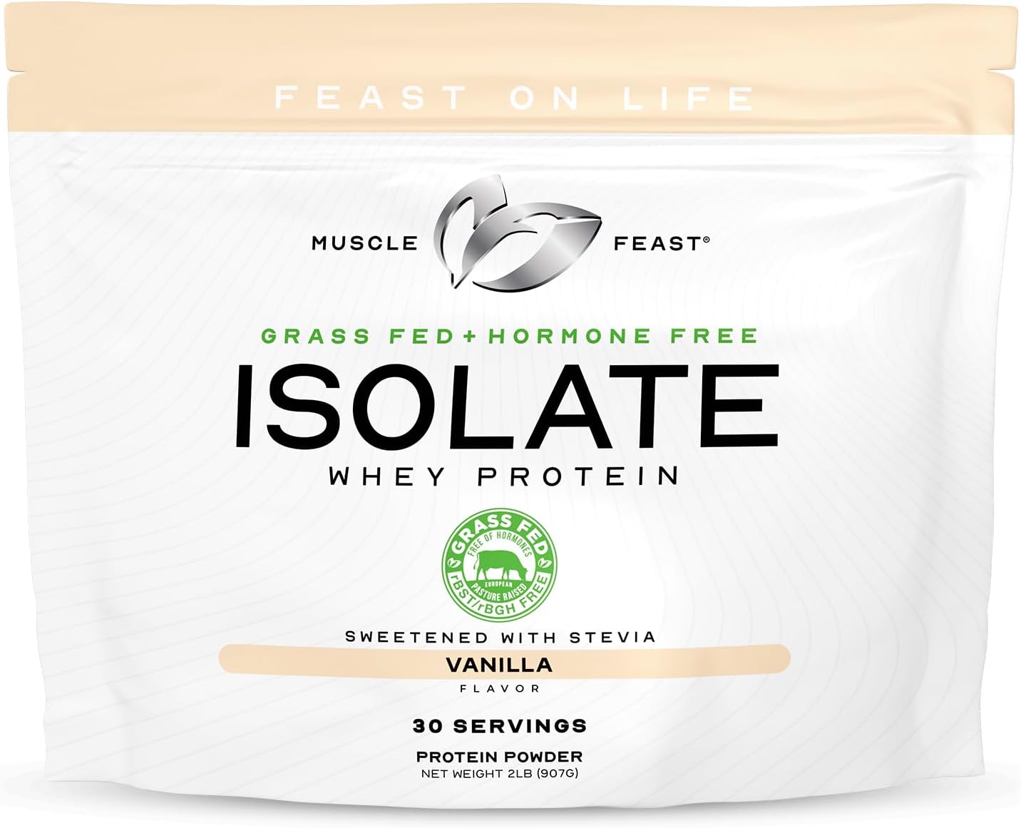 Grass-Fed Whey Protein Isolate for Clean Nutrition and Taste