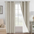 H.VERSAILTEX 100% Blackout Curtains 2-Panel Set, 42x84 in - Thermal