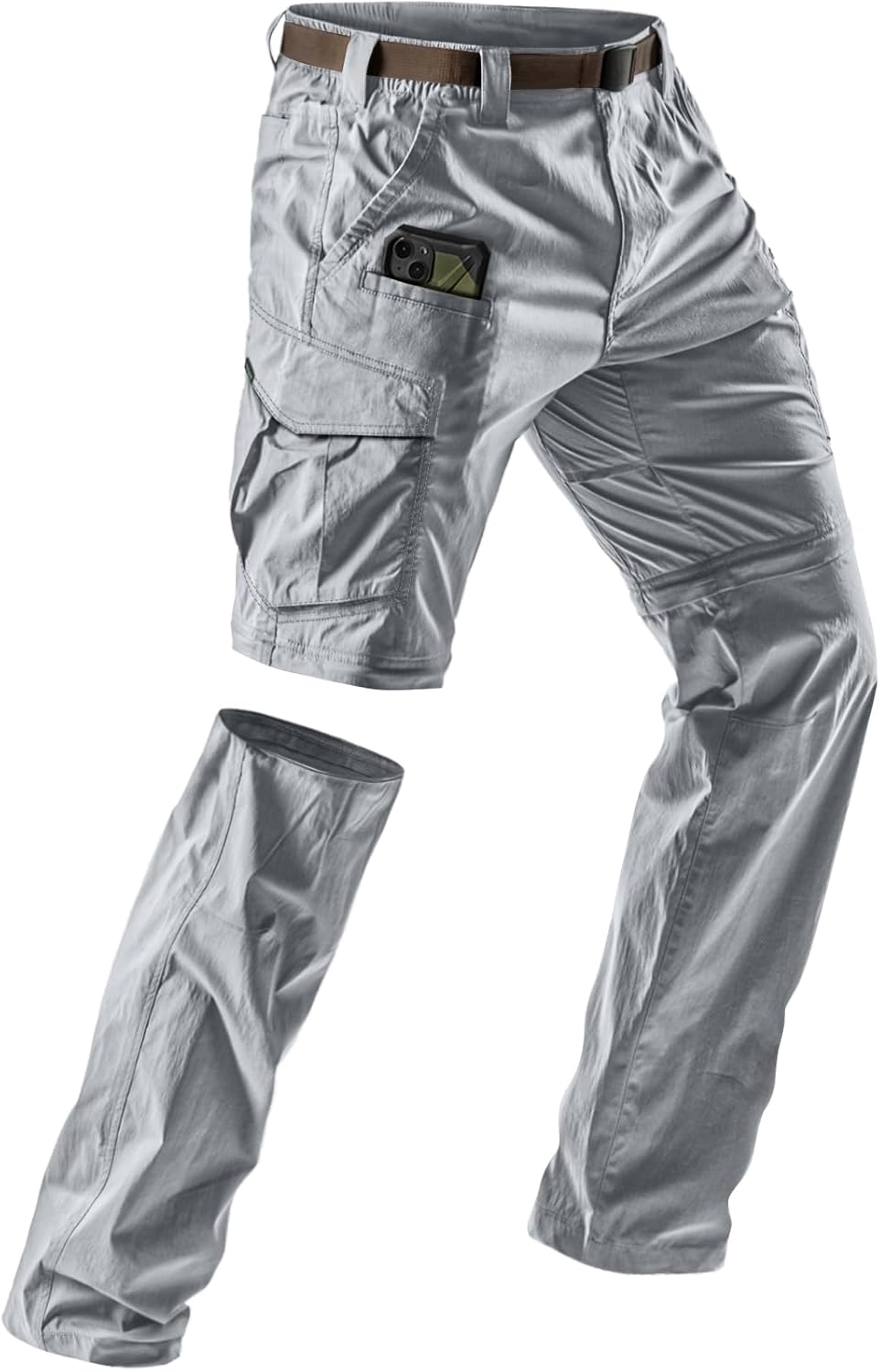 CQR Men's Convertible Cargo Tactical Pants for Outdoor Adventures