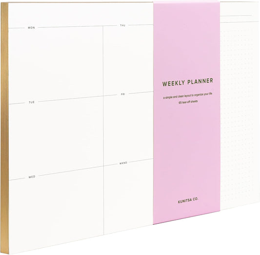 Gold Desk Pad for Efficient Work & Study