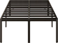 24 Inch High California King Bed Frame with Rounded Corner Legs