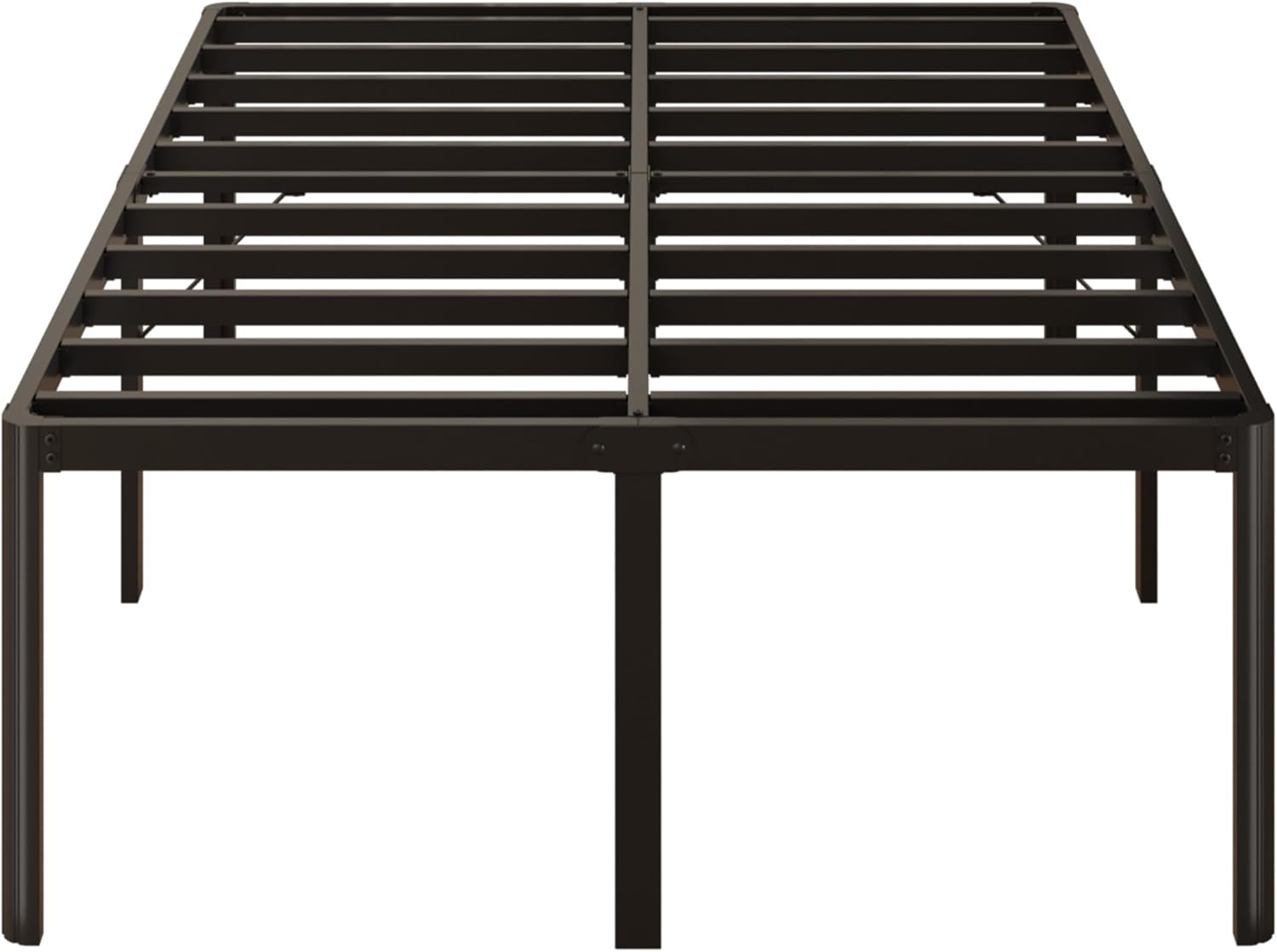 24 Inch High California King Bed Frame with Rounded Corner Legs