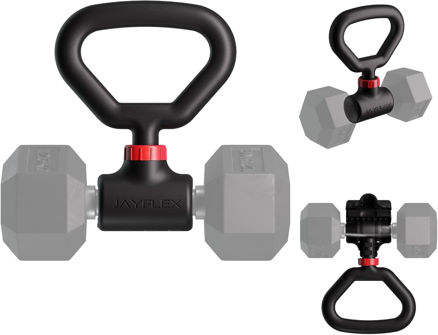 Jayflex Hyperbell Dumbbell Converter for Versatile Home Fitness