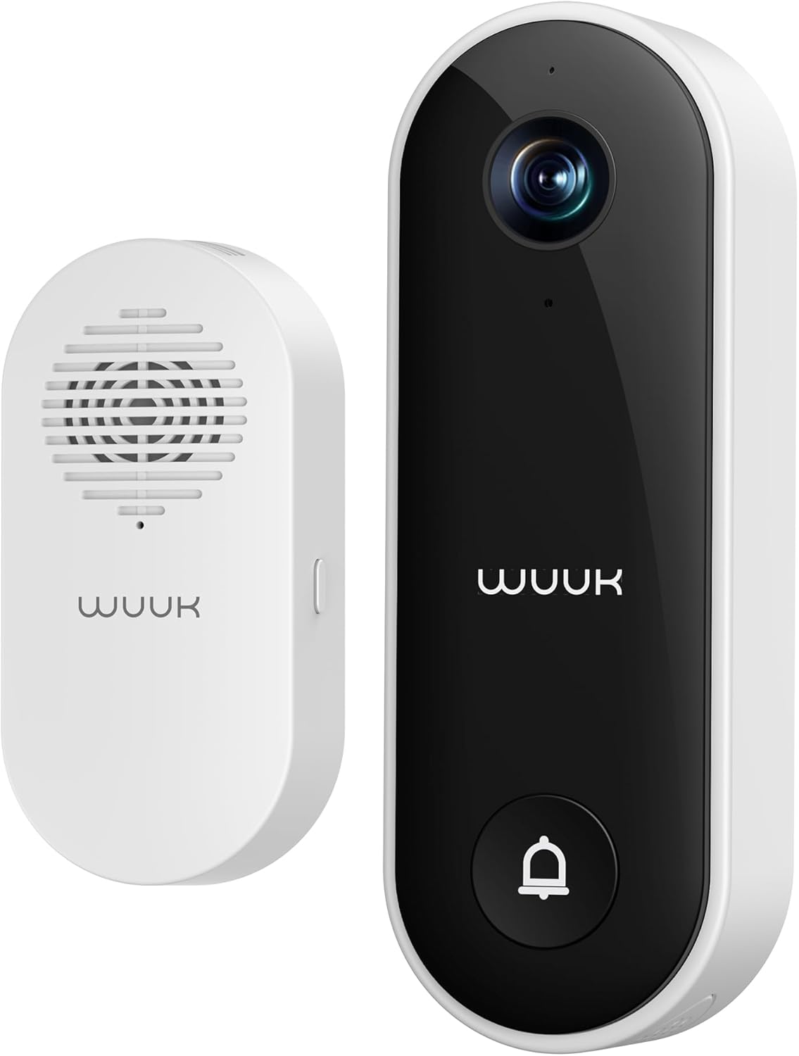 Advanced WUUK Wired Doorbell: 2K Video, Face Recognition, 24/7 Recording
