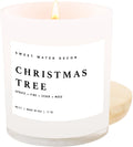 Christmas Tree Soy Candle - Pine Needles & Cedarwood Holiday Scent