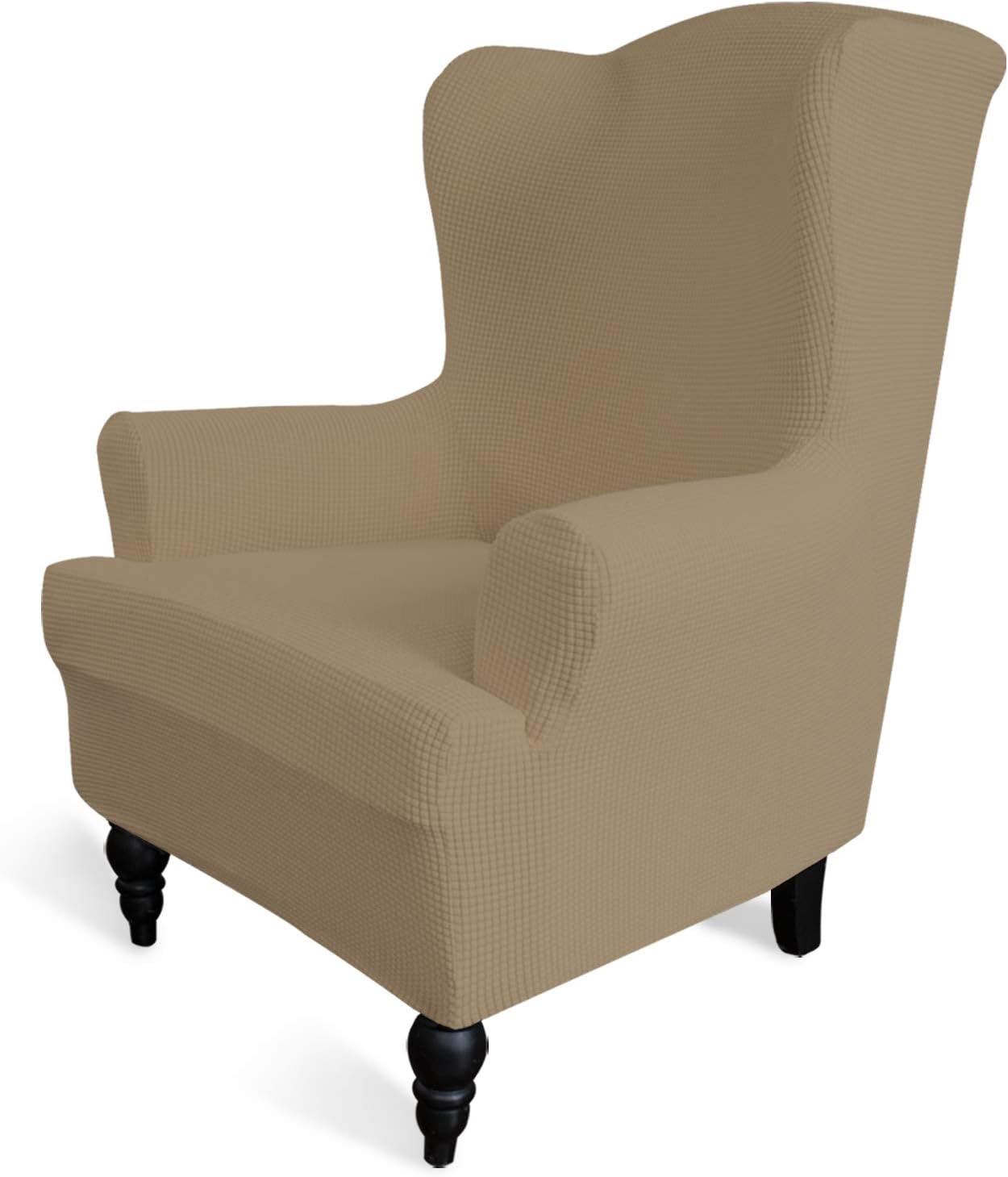 Easy-Going Stretch Wingback Chair Sofa Slipcover for Protection