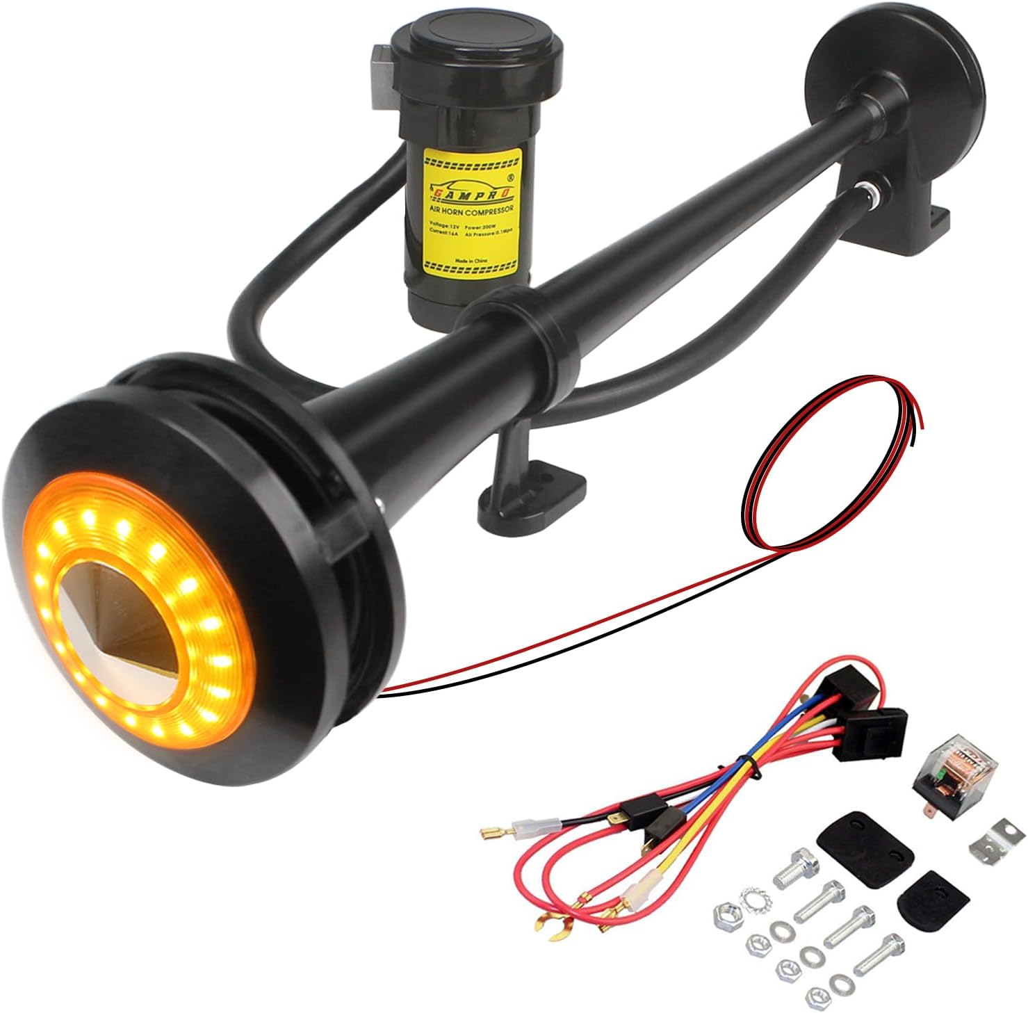 12V 150DB Car Air Horns for Trucks, Boats, and More