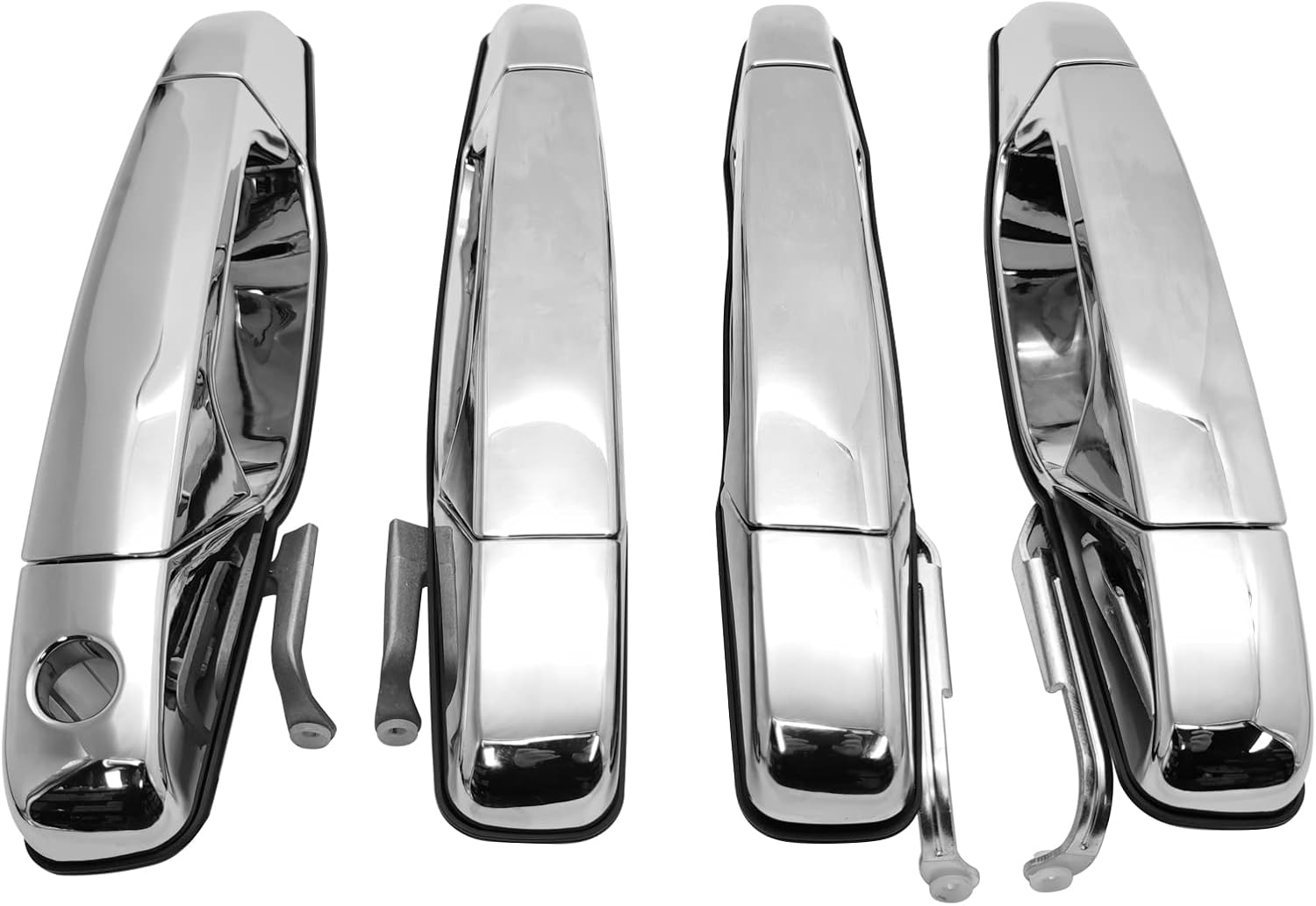 Chrome Exterior Door Handles for 2007-2014 Chevy Silverado