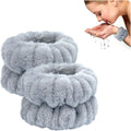 Wristlet Towels for Washing Face 2pcs - Absorbent Flannel Wristbands
