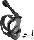 Full Face Snorkel Mask 180 Panoramic View - Safe Breathing