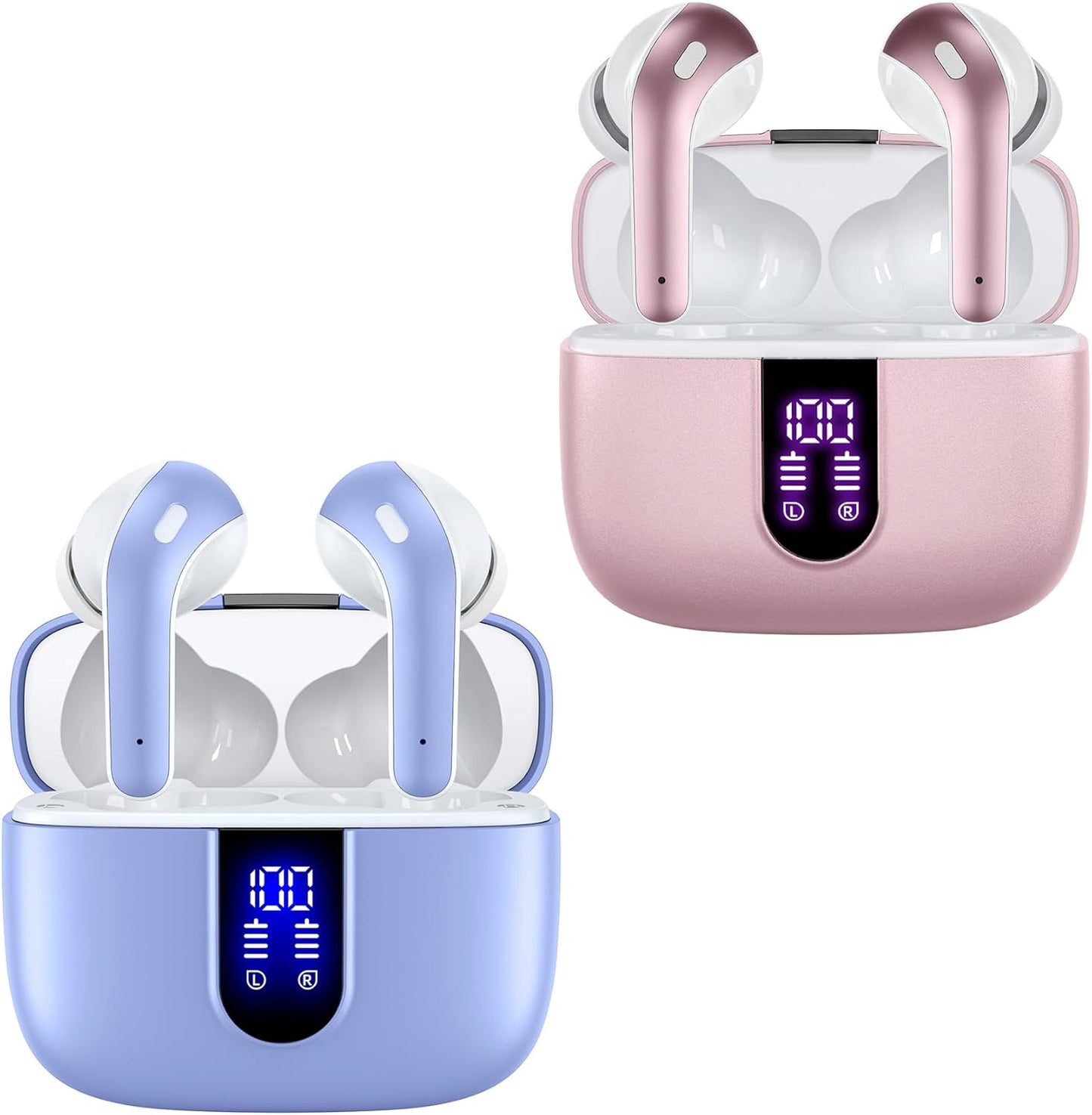 TAGRY Wireless Earbuds: 60H Playback & Wireless Charging