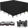 Square Patio Furniture Cover 76 x 76 x 28 in - Waterproof Protection