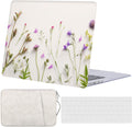 Laptop Hard Case Compatible with MacBook 12 Inch A1534 - Purple Flower