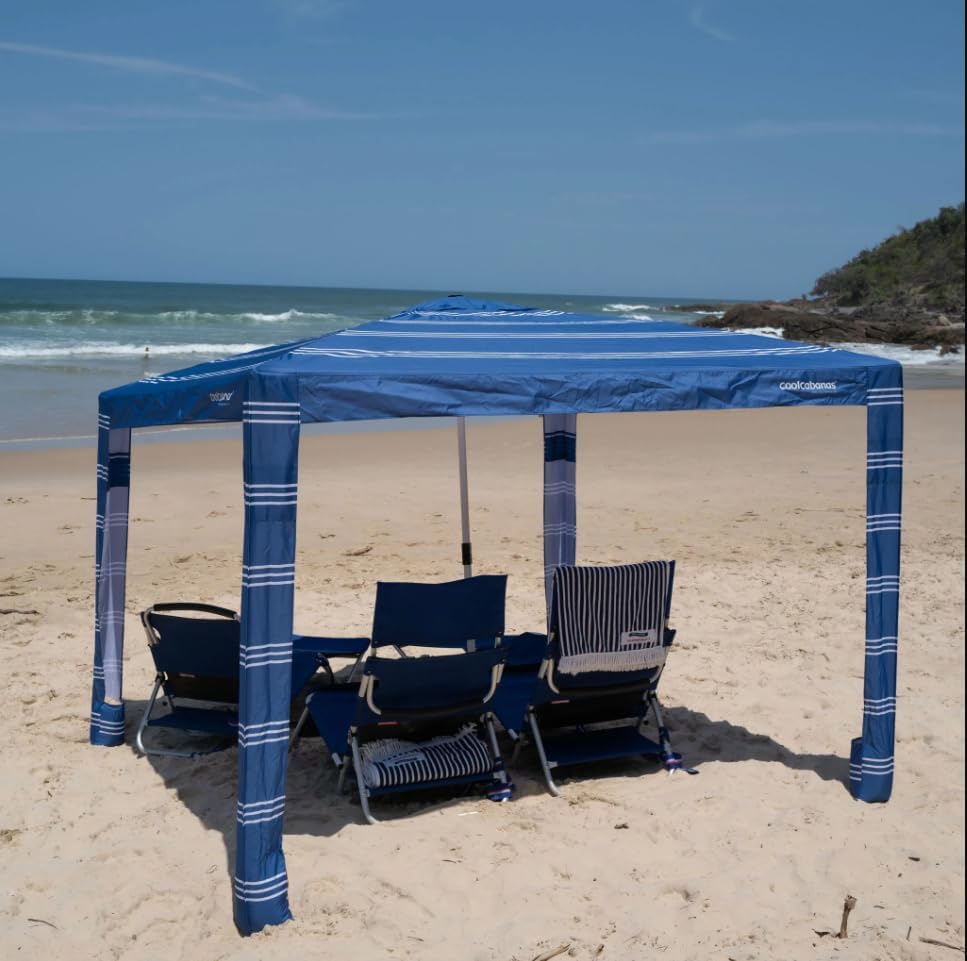 CoolCabana Beach Shade Tent - Easy Setup & UPF 50+ Protection