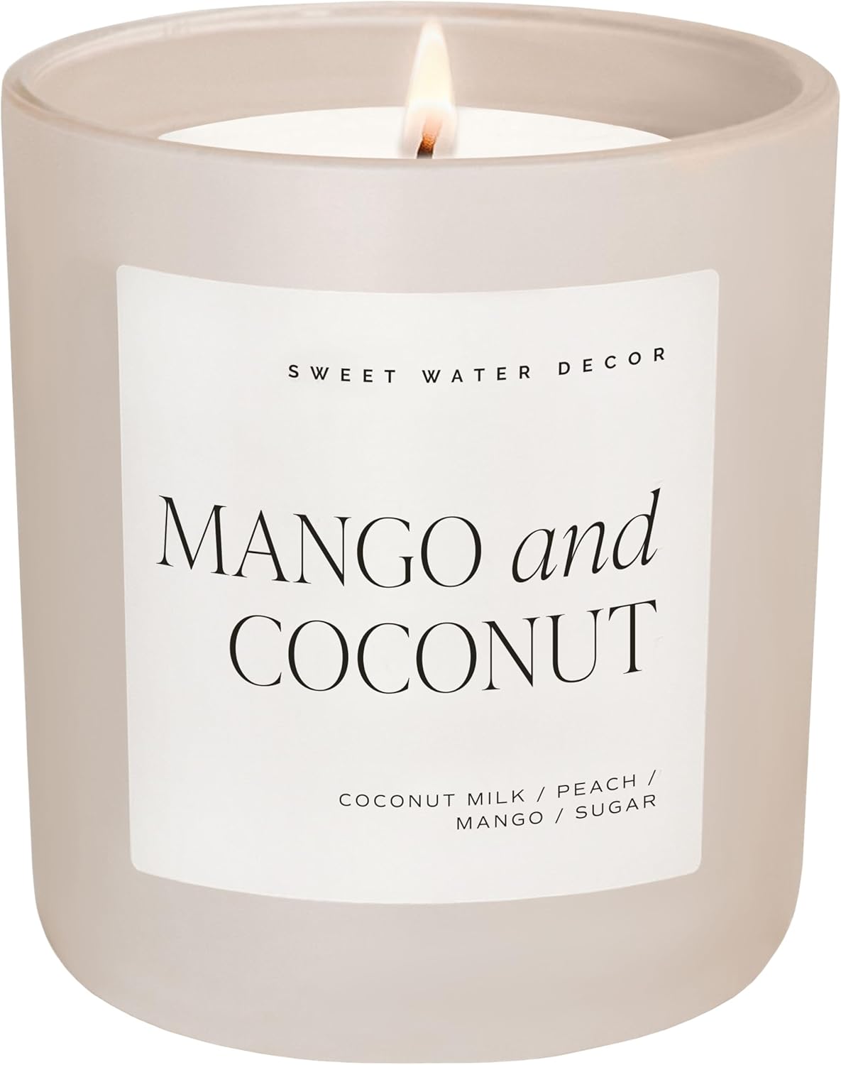 Mango and Coconut Soy Candles for a Tropical Summer Vibe