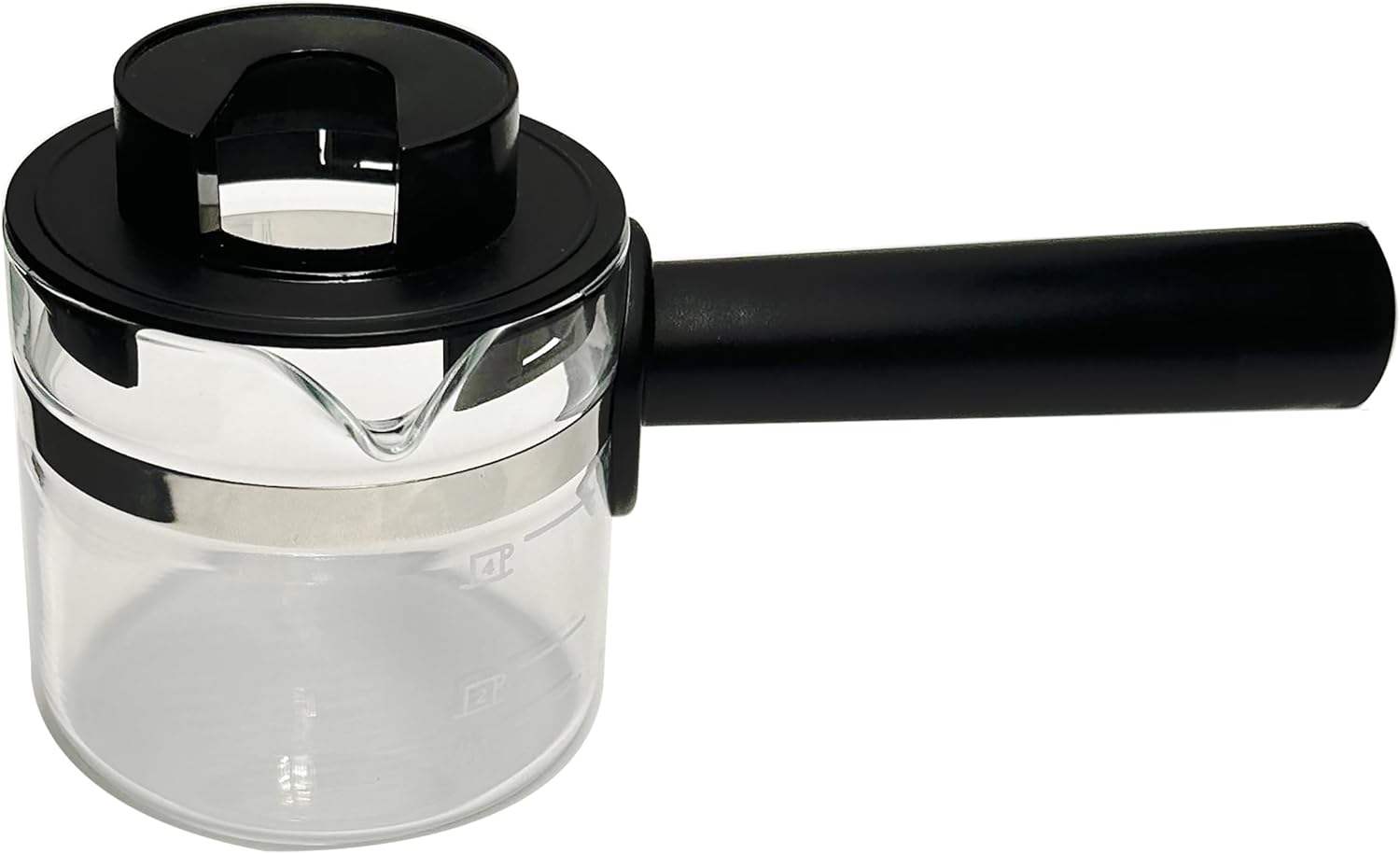 ALLCUP 4 Cup Espresso Glass Pot - Fit Most Espresso Machines!