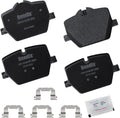Bendix Priority1 CFC2220 Ceramic Rear Brake Pads - Quiet, OE Fit