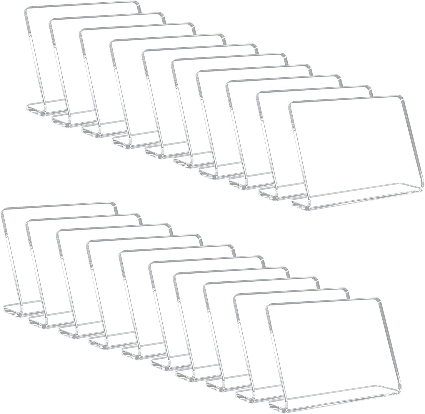 20 Pack Acrylic Mini Chalkboard Signs for Food and Events