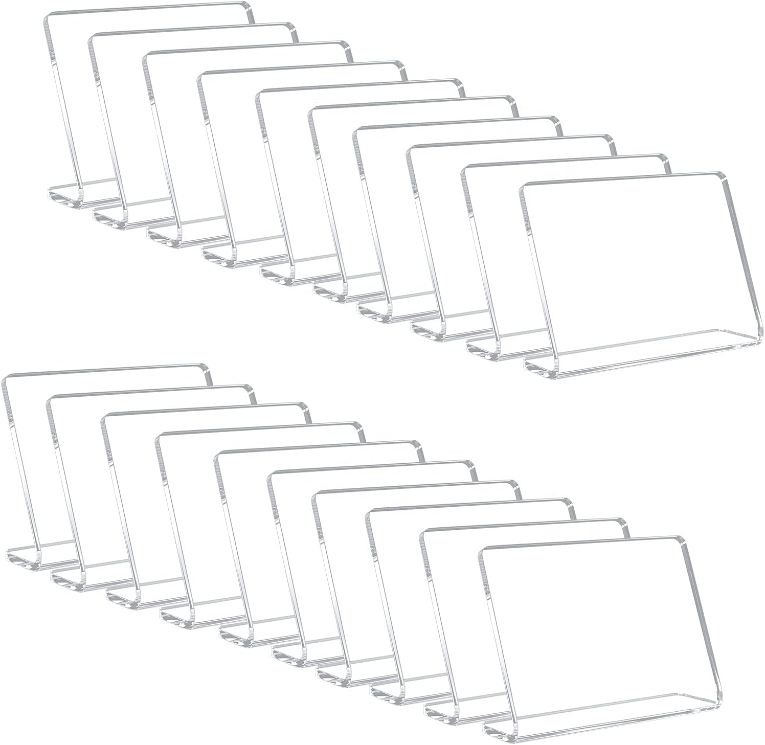 20 Pack Acrylic Mini Chalkboard Signs for Food and Events