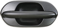 TRQ Rear Left Exterior Door Handle Black Drivers Side Compatible