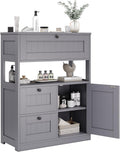 Modern Bathroom Floor Storage Cabinet Organizer with 1 Door