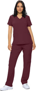 Scrub Sets Regular & Petite Stretchy Scrubs for Women - Modern Relaxed