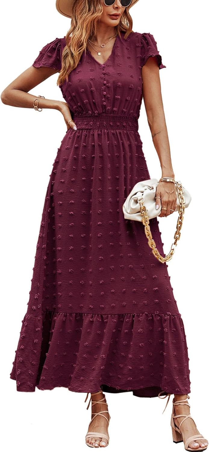 PRETTYGARDEN Womens Dresses 2025 Summer Maxi Dress Boho Chic