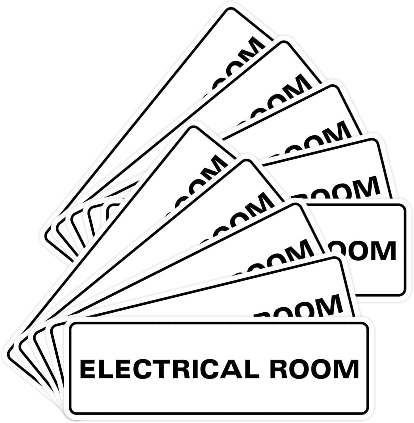 Electrical Room Sign - Medium 10 Pack for Safety and Compliance