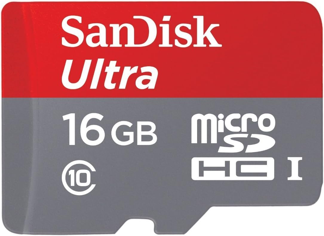 SanDisk 16GB MicroSDHC Card for  Fire HD 8 - Hi-Speed, Lossless Format!