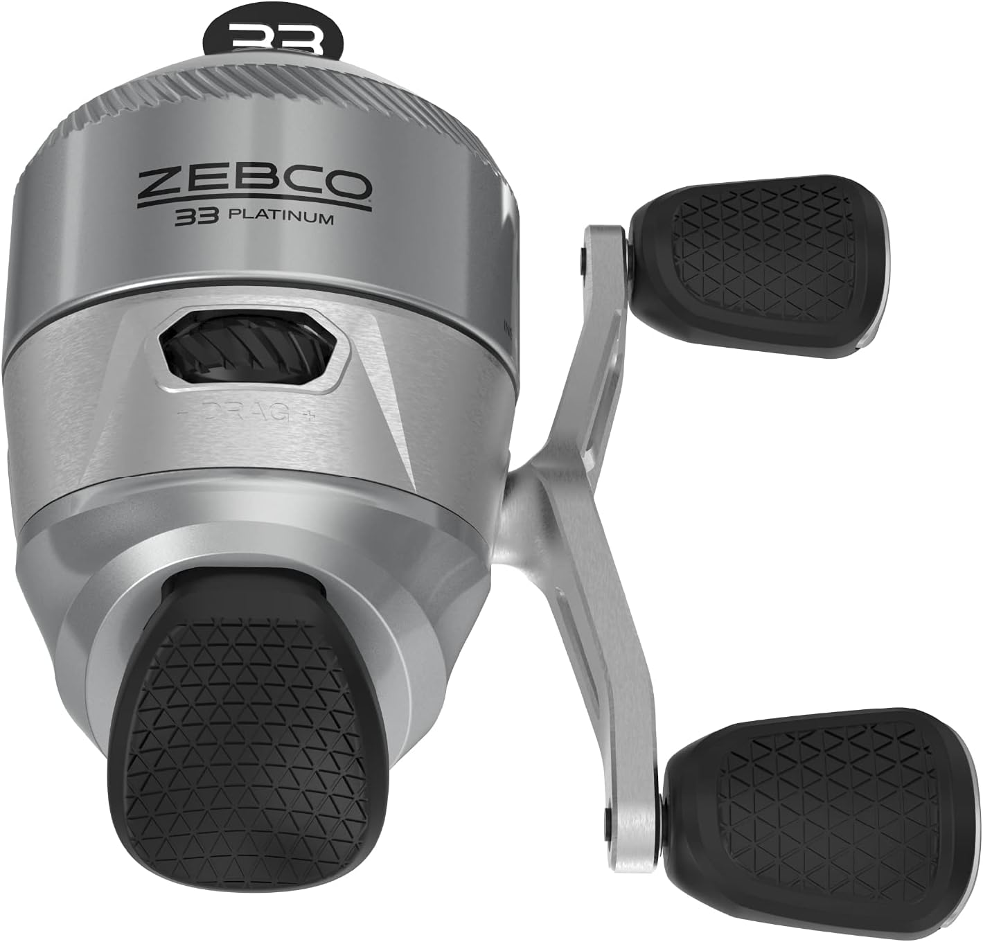 Zebco 33 Platinum Spincast Fishing Reel with 10 lb Cajun Line