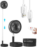 AICase Portable Stand Fan: 4-Speed Quiet Cooling