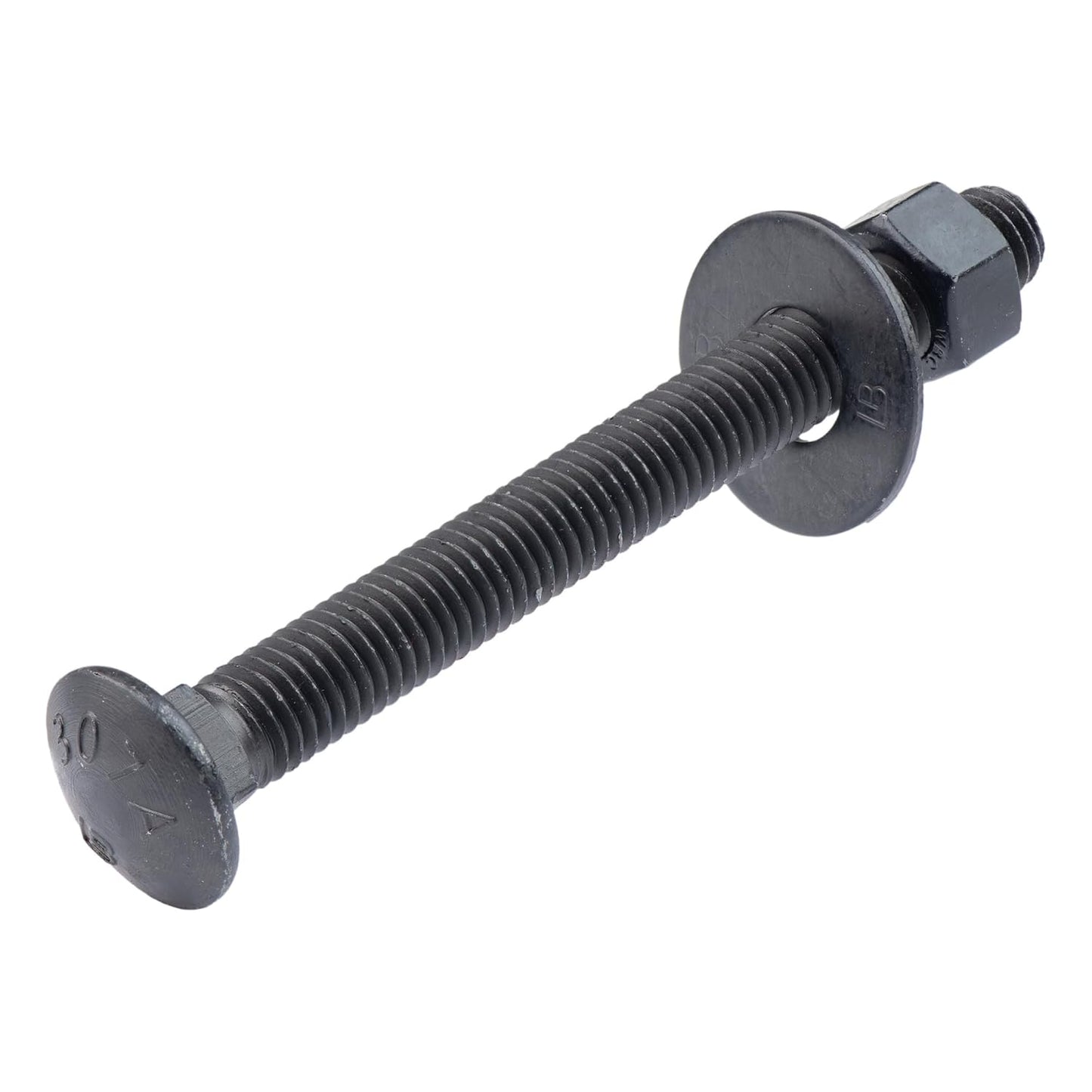 1/2 in. x 5 in. Black Carriage Bolt Kit for Heavy Duty Use