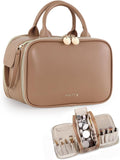 Prite Makeup Bag for Women - Large Capacity Travel Organizer