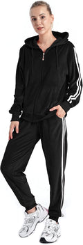 Yasumond Velour Tracksuit Womens 2 Piece Jogger Set - Soft Comfort