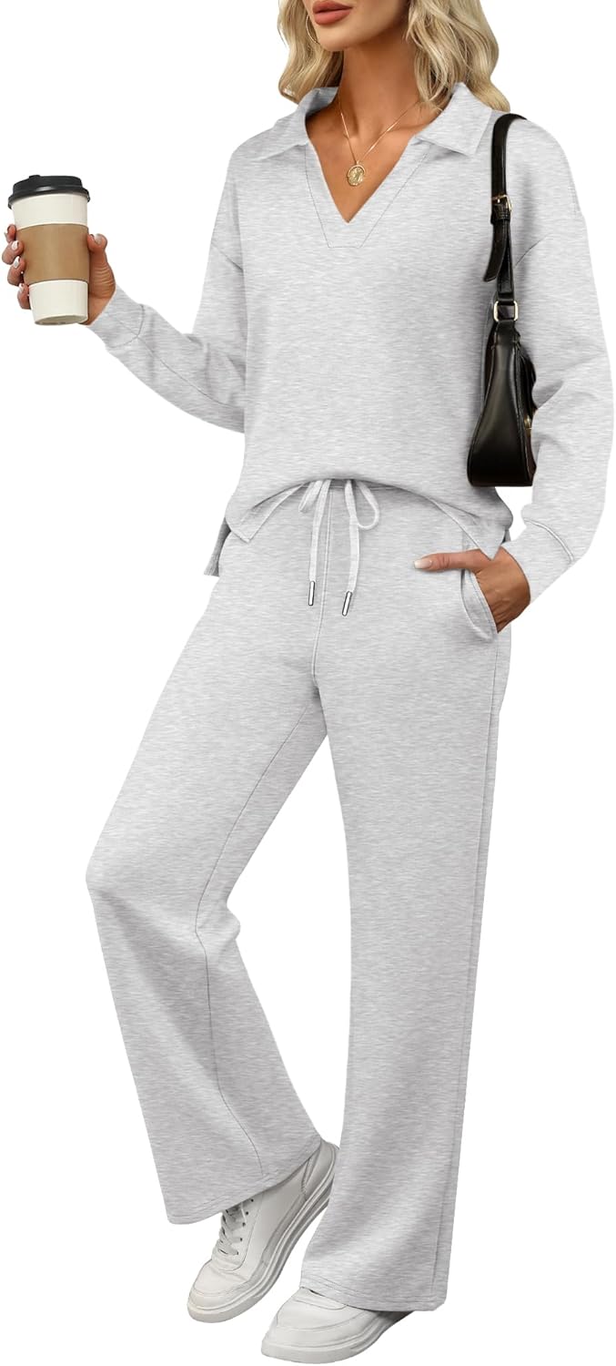 ANRABESS Women's 2 Piece Outfits Lounge Sets for Comfort and Style