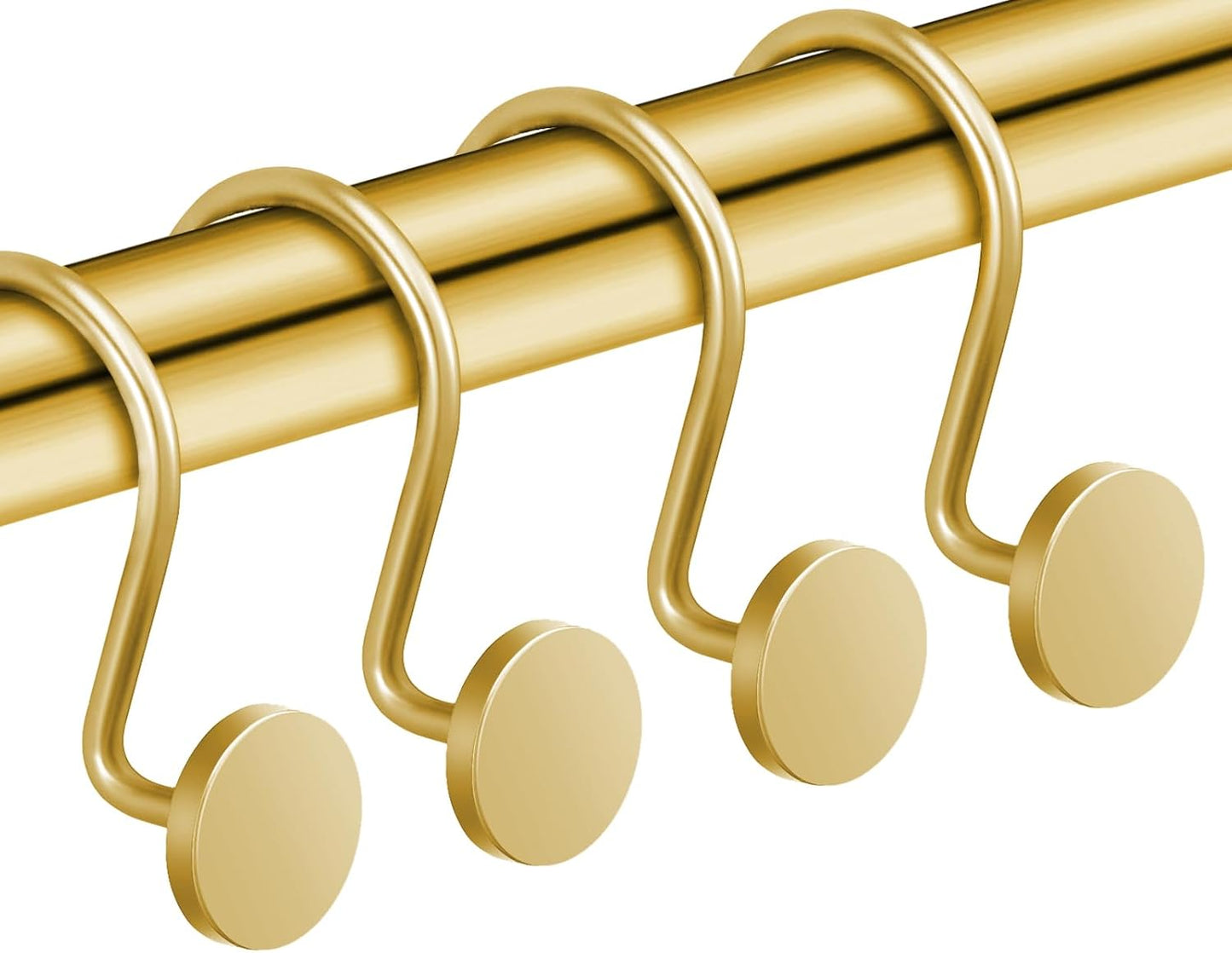 Rustproof Gold Shower Hooks Set - CHICTIE