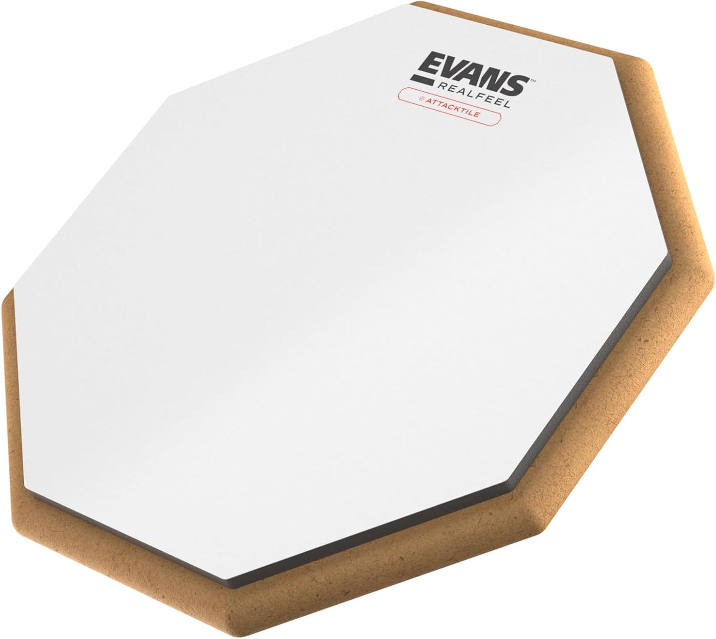 Evans RealFeel Attacktile Drum Practice Pad for All Drummers