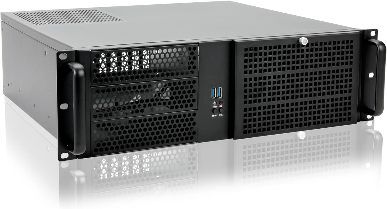 RackChoice 3U Rackmount Server Chassis for ATX and Mini-ITX