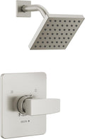 Delta Modern 14 Series Shower Faucet Set - Brushed Nickel Trim