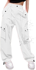 Parachute Cargo Pants Girls & Women Baggy Y2K Waterproof (Style JCWQ)