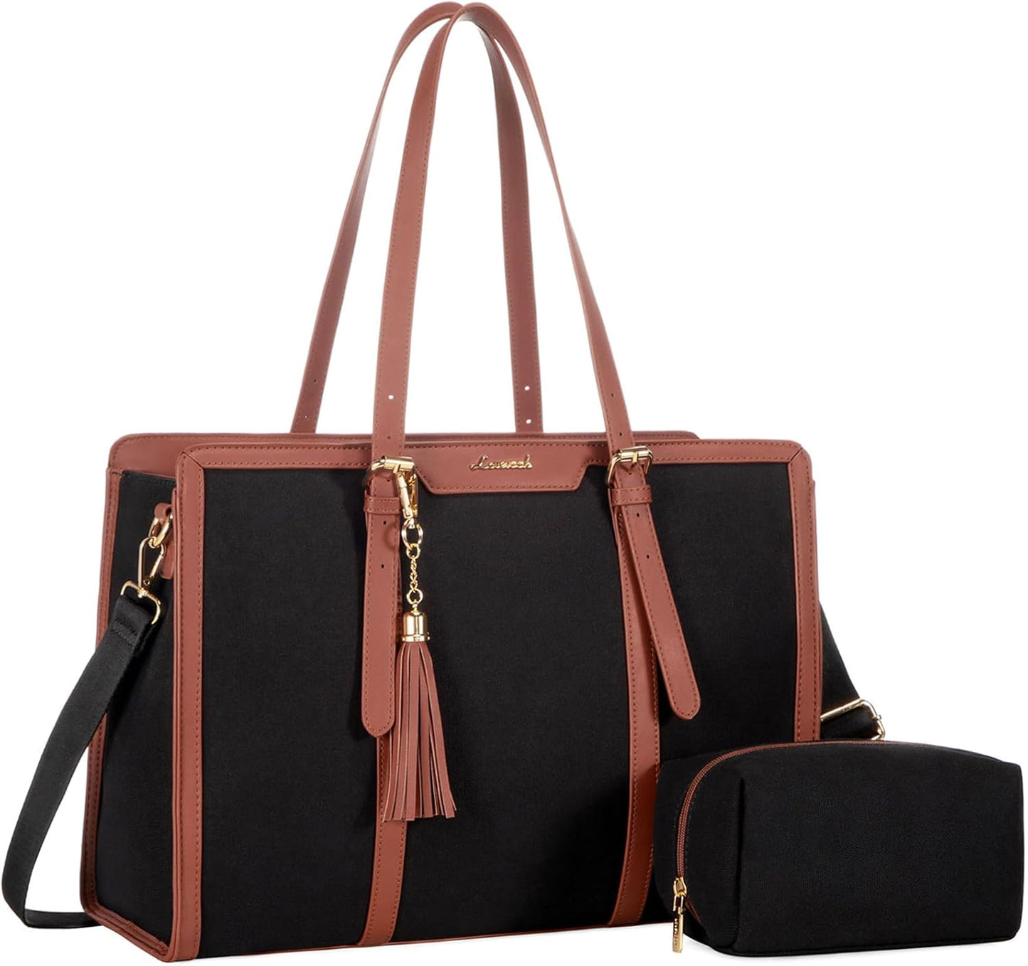 LOVEVOOK Laptop Bag for Women 15.6 inch Stylish Tote