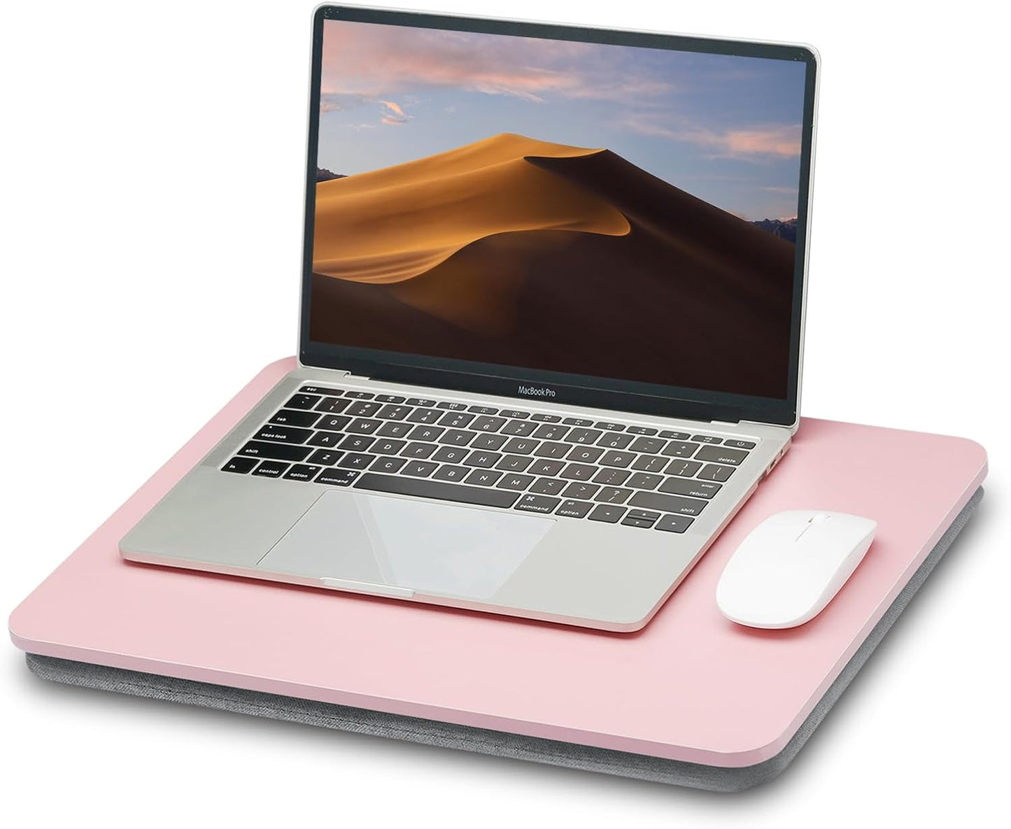 Pink Lap Desk with Cushion - Ultimate Ergonomic Comfort