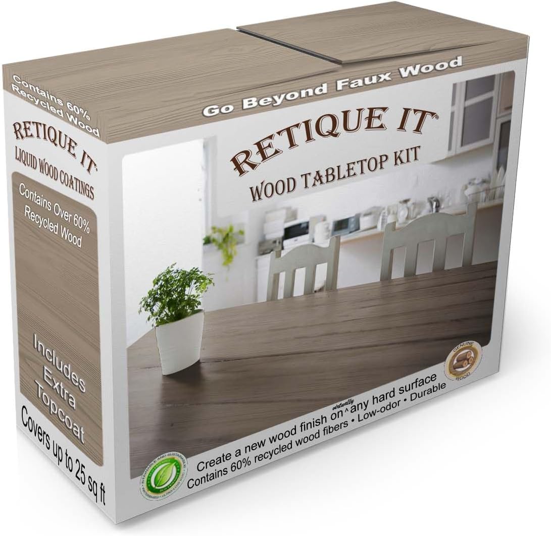 Retique It Wood Finish Tabletop Kit for Stunning Transformations